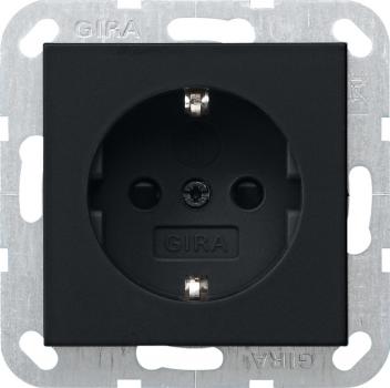 Gira SCHUKO SH SRK System 55 Schwarz m 0183005