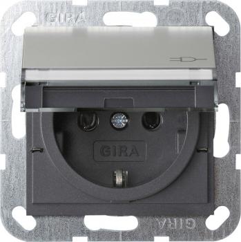 Gira SCHUKO KD + BSF System 55 Edelstahl 0410600
