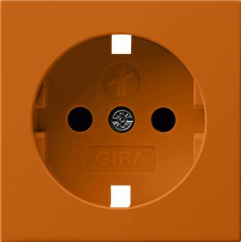 Gira Abd. SCHUKO SH ZSV System 55 Orange 0921109