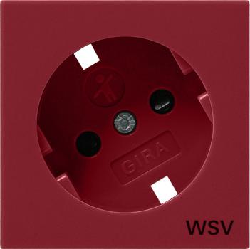 Gira Abd. SCHUKO 30° + SH WSV System 55 Rot 0926108