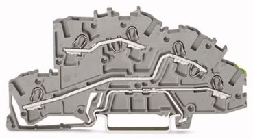 Wago Reihenklemme 2003-7645 L/L/PE 0,25 - 2,5 mm_ grau