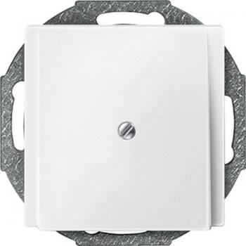 Merten System M Abdeckung Leitungsauslass polarwei§ matt 295619