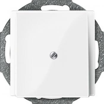 Merten System M Abdeckung Leitungsauslass polarwei§ gl_nzend 296319