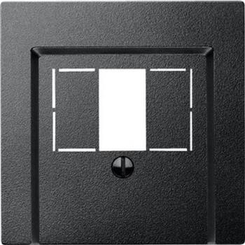 Merten System M Abdeckung TAE/Audio/USB anthrazit 297914