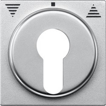 Merten System M Abdeckung SchlŸsselschalter aluminium 319360