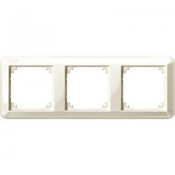 Merten ATELIER-M-Rahmen, 3fach, wei§ gl_nzend 388344