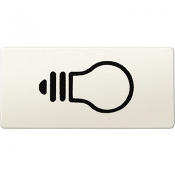 Merten Symbole, rechteckig, Licht, wei§ 395600