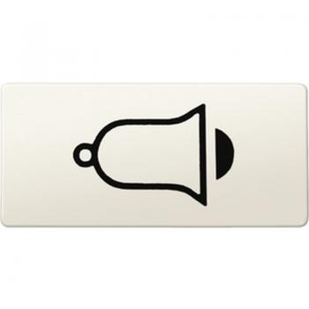 Merten Symbole, rechteckig, Klingel, wei§ 395800