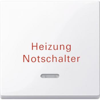 Merten System M Kontroll Wippe fŸr Heizungs-Notschalter aktivwei§ gl_nzend 435125