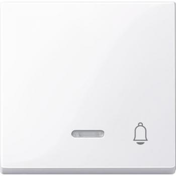 Merten System M Kontroll Wippe+Symbol Klingel aktivwei§ gl_nzend 435825