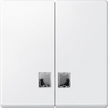 Merten System M Serien Kontroll Wippe polarwei§ matt 437519