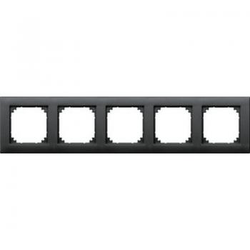 Merten M-PLAN-Rahmen, 5fach, anthrazit 486514