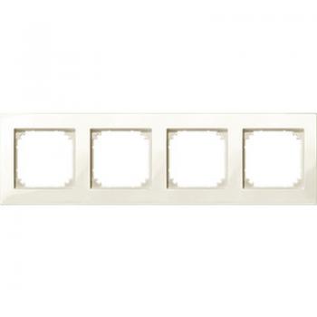 Merten M-PLAN-Rahmen, 4fach, weiß glänzend 515444