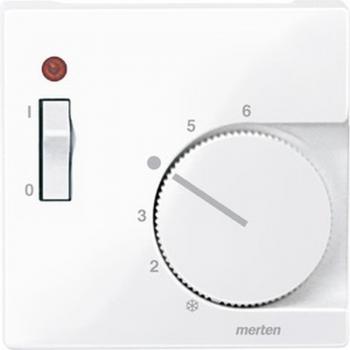 Merten System M Thermostat Abdeckung aktivwei§ gl_nzend 534825