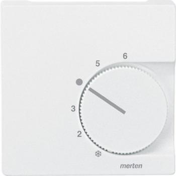 Merten System M Thermostat Abdeckung polarwei§ matt 536219