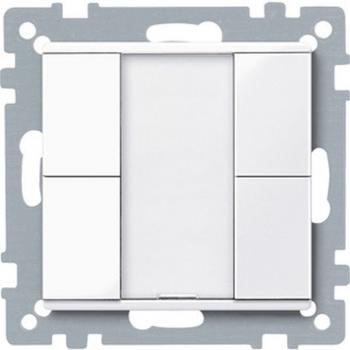 Merten Taster 2fach plus, aktivwei§ gl_nzend, System M 617225