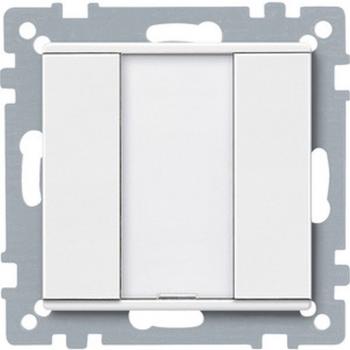 Merten Taster 1fach plus, polarwei§, System M 627519
