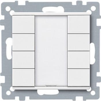 Merten Taster 4fach plus, polarwei§, System M 627819