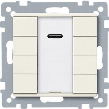Merten Taster 4fach plus mit IR-Empf_nger, wei§, System M 627944