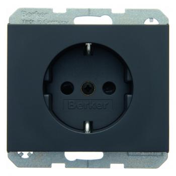 Berker K.1 Steckdose mit KS anthrazit, matt 47357006