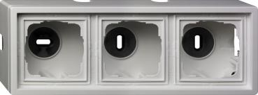 Gira Aufputz Geh_use 3fach Fl_chenschalter Reinwei§ 0063112