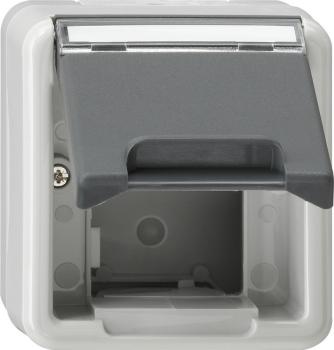 Gira IP44 WG Geh_use fŸr Datentechnik Aufputz Grau 026230
