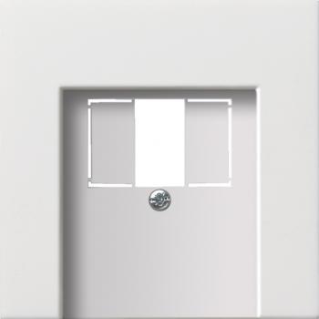 Gira Abdeckung TAE+Stereo+USB Fl_chenschalter Reinwei§ 0276112