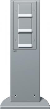 Gira 491mm 3xSCHUKO KS Energies_ule Farbe Alu 134126