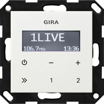 Gira UP Radio RDS ohne Lautsprecher System 55 Reinwei§ 228403