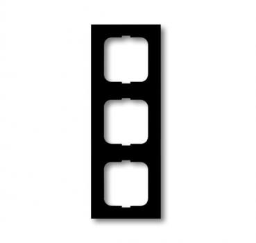 B+J future® linear,  Rahmen 3-fach, Linear, schwarz matt 1723-885K