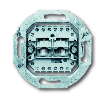 B+J UAE-Anschlussdose, Kat. 3, 2-fach, 8/8-polig, 0215