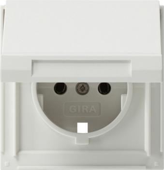 Gira Abd. SCHUKO KD + SH Gira TX_44 (WG UP) Reinweiß 144266