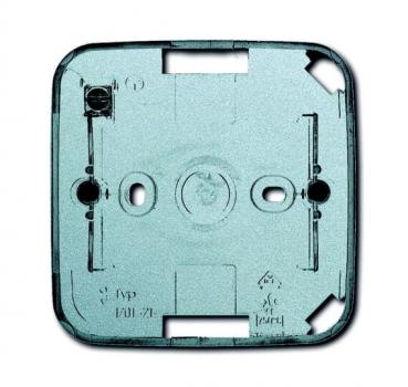 B+J future¨ linear, AP- Aufputz-Geh_use, 1-fach, alusilber 1701-83