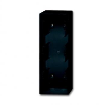 B+J future¨ linear, AP- Aufputz-Geh_use, 3-fach, schwarz matt 1703-885