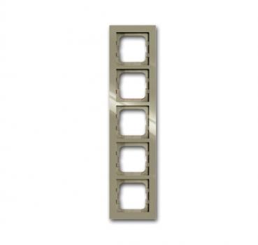 B+J Busch-axcent¨,  Rahmen 5-fach, maison-beige 1725-299