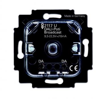 B+J Busch-Dimmer®, UP-Geräte, DALI-Poti Broadcast,  2117 U