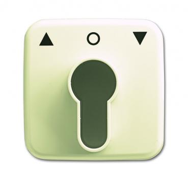 B+J Busch-Duro 2000¨ SI, Abdeckung fŸr Profilhalbzylinder, wei§ 2557 PZ-212-101