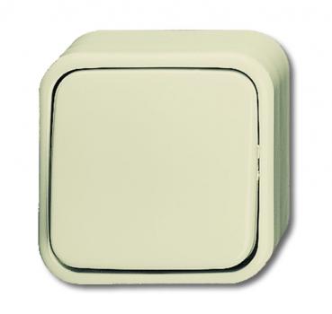 B+J Busch-Duro 2000® AP Wechselschalter Wippe weiß 2601/6 AP