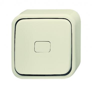 B+J Busch-Duro 2000® AP Wippschalter mit Beleuchtung, weiß 2601/6 APGL