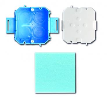 B+J Busch-axcent¨,  Montageset Busch-axcent¨ flat Beton 5-fach,  3068/50