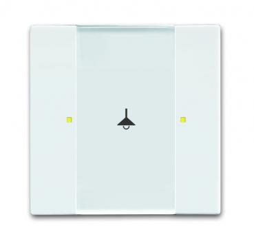 B+J  UP-Sensoren solo¨, Tastsensor, 1/2-fach, Multifunktion, studiowei§ 6125/02-84