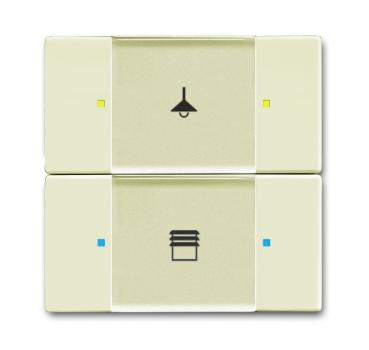 B+J  UP-Sensoren solo¨, Tastsensor, 2/4-fach, Multifunktion, elfenbeinwei§ 6126/02-82
