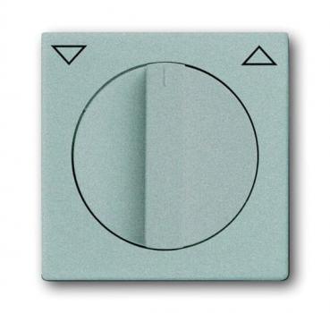 B+J future® linear, Abdeckung mit  Drehgriff, alusilber 1740-83