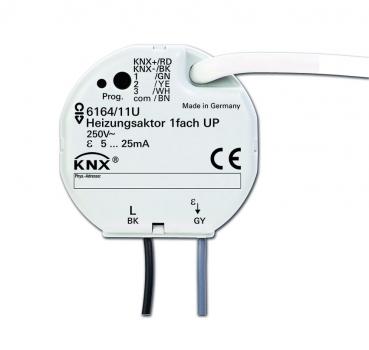 B+J Busch-Installationsbus¨ KNX, UP-Aktoren/Sensoren, Unterputz-Heizungsaktor /11,  6164/11 U