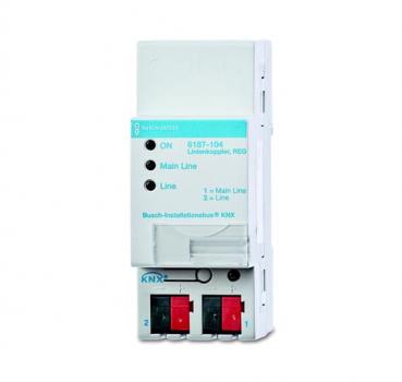 B+J Busch-Installationsbus¨ KNX, REG-Systemger_te, Linienkoppler,  6187-104