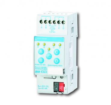 B+J Busch-Installationsbus¨ KNX, REG-Sensoren, 4-fach Bin_reingang, Kontaktabfrage,  6188/15-101