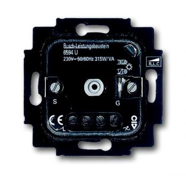 B+J Busch-Dimmer®, UP-Geräte, Dimmer, min. 60  W/VA, max. 210 W/VA,  6594 U