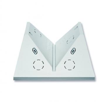 B+J Busch-W_chter¨, AP-Ger_te, Decken-/Eckadapter, alpinwei§ 6868-204