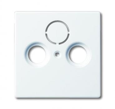 B+J future linear, Sat-Abdeckung, studioweiß 1743-84