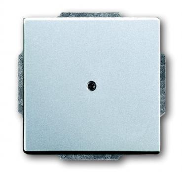 B+J future® linear, Abdeckung für Leitungsauslass, alusilber 1749-83